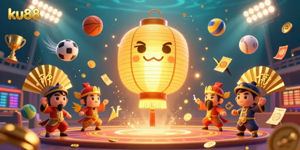 Engage with ku88's vibrant casino experience showcasing dynamic sports betting and golden rewards.