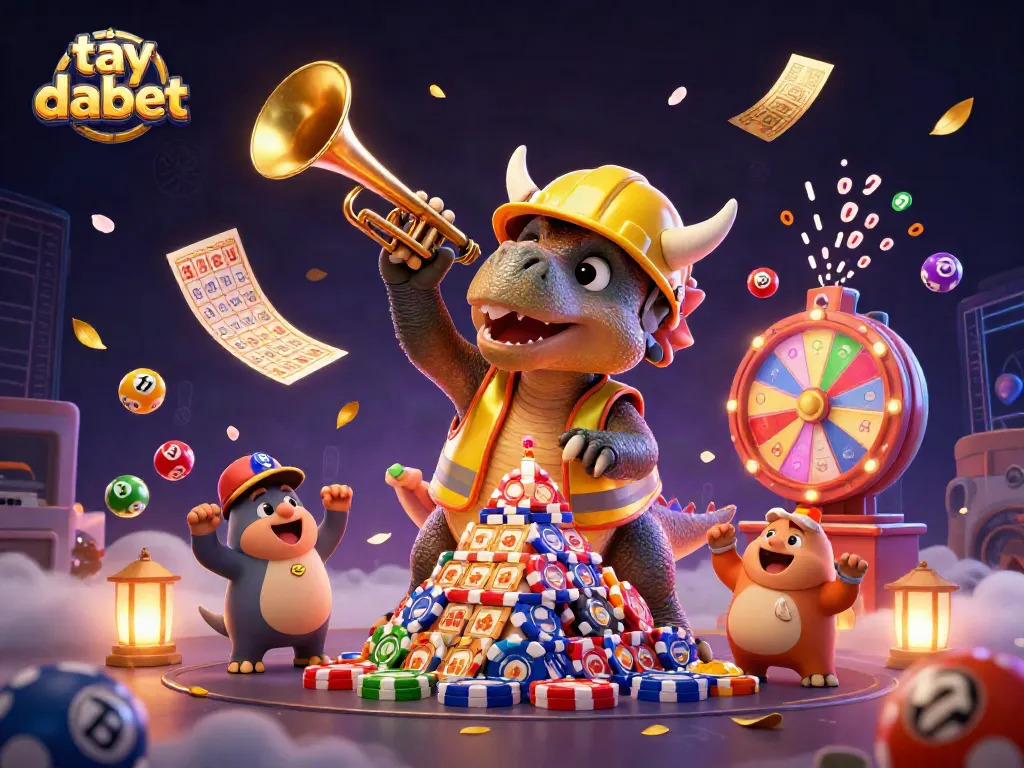 Experience the excitement at Dabet with vibrant gaming elements and dynamic characters.