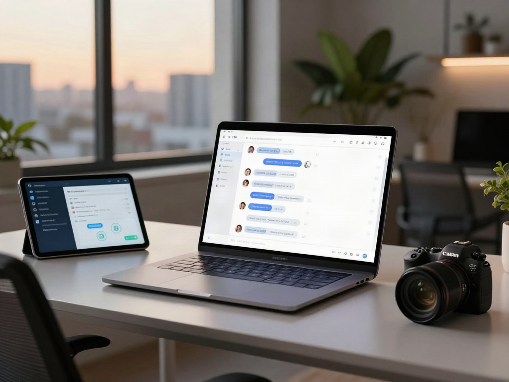 Engaging nsfw ai chat interface in a modern digital workspace.