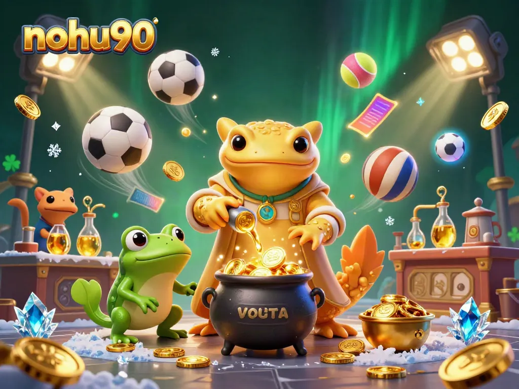 Experience the magic of nohu90 as the golden salamander alchemist transforms base metals into coins.