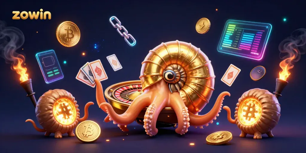Engage in dynamic gaming action with Zowin at the interactive casino.