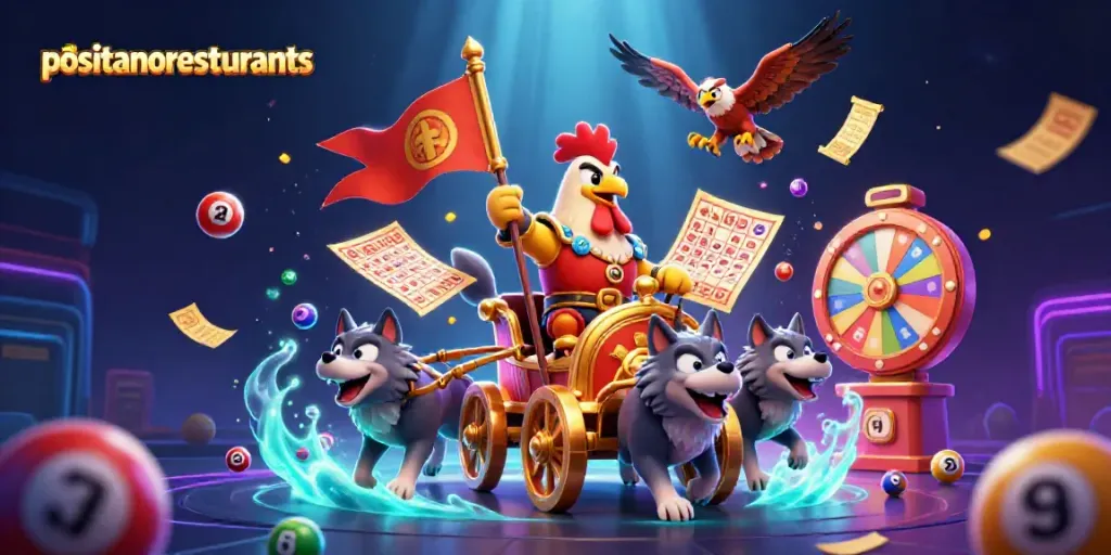 Engage in winning strategies at positanorestaurants with vibrant casino-themed visuals.