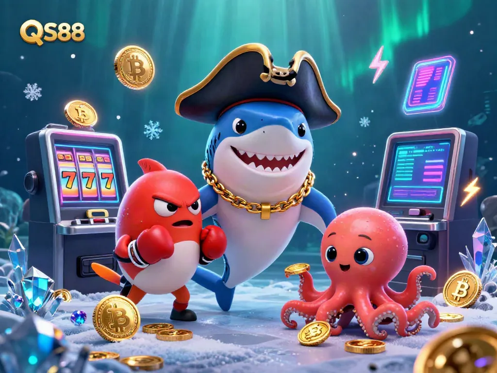 Play exciting games and win prizes at QS88 with vibrant casino-themed characters.