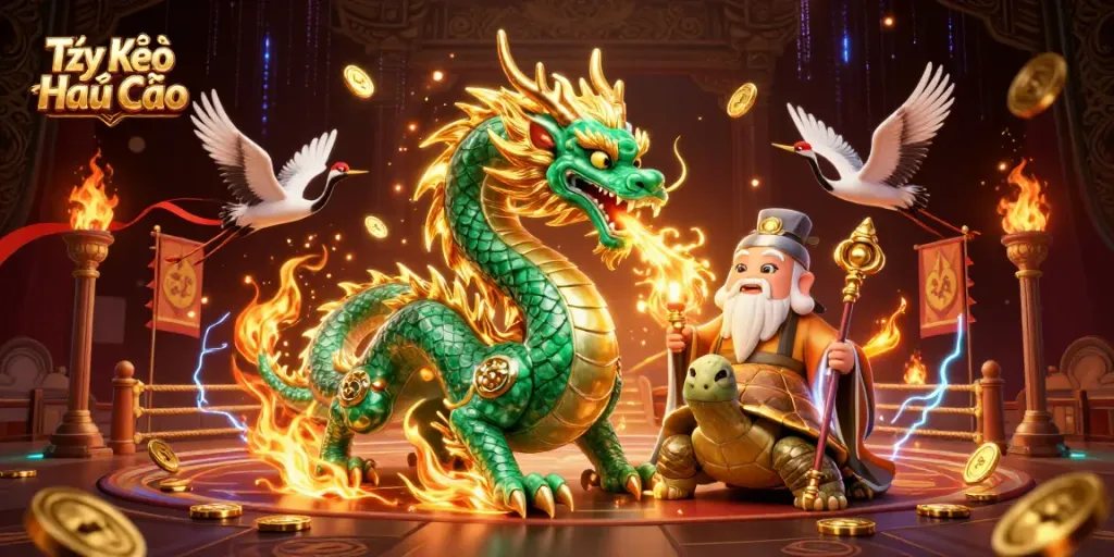 Bettors analyze Tỷ lệ Kèo Nhà Cái in an exhilarating sports betting scene with vibrant details.